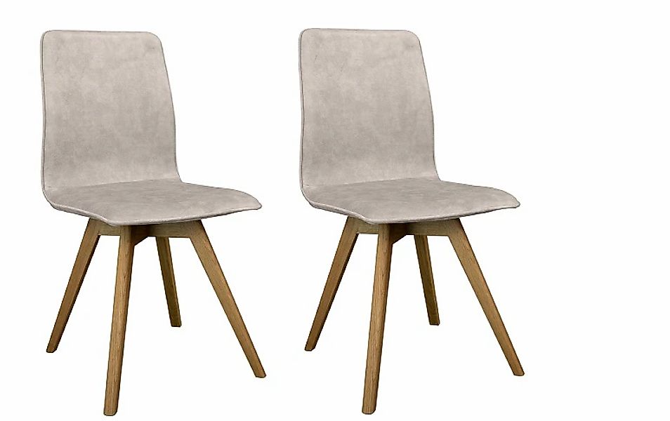 andas Esszimmerstuhl "Rania", (Set), 2 St., Samtvelours, Massivholzgestell, günstig online kaufen