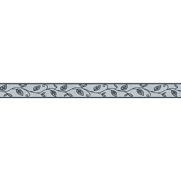 Bricoflor Blätter Bordüre aus Vlies und Vinyl Selbstklebende Tapetenbordüre günstig online kaufen