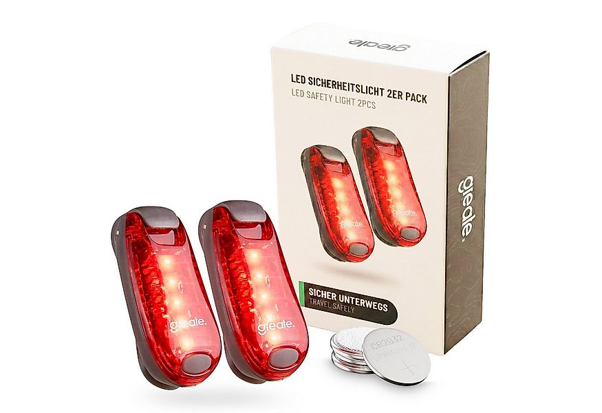 greate. LED Blinklicht 2x LED Blinklicht Schulranzen - Licht Clip Kinder Ru günstig online kaufen