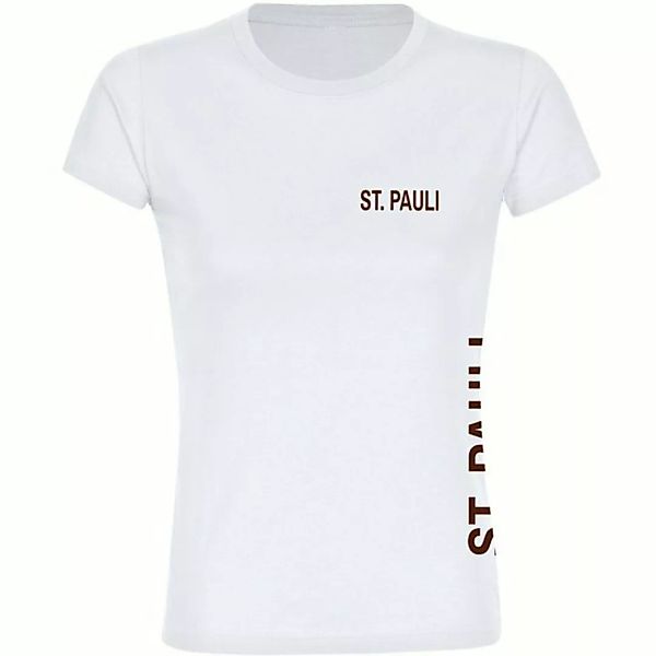 multifanshop T-Shirt Damen St. Pauli - Brust & Seite - Frauen günstig online kaufen