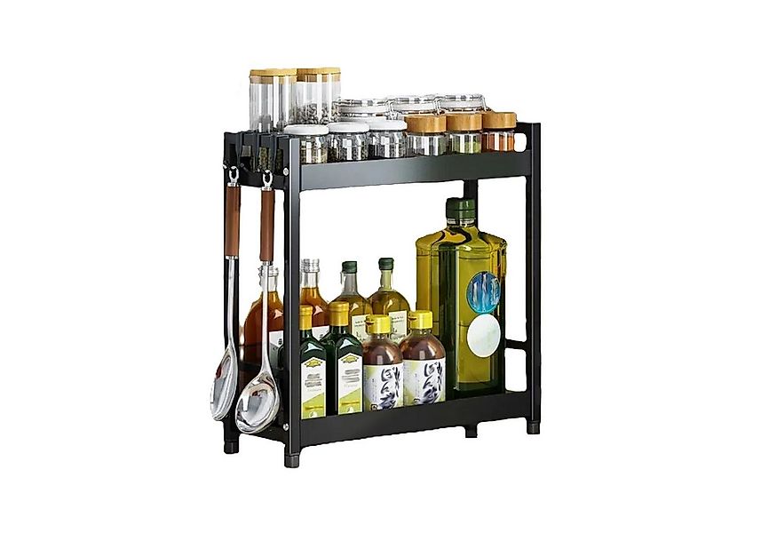 Jumpeak Gewürzregal Küchengewürzablage, Mehrschichtiges Haushaltsaufbewahru günstig online kaufen