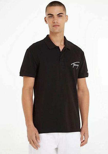 Tommy Jeans Poloshirt TJM CLSC SIGNATURE POLO (1-tlg) mit Logostickerei günstig online kaufen