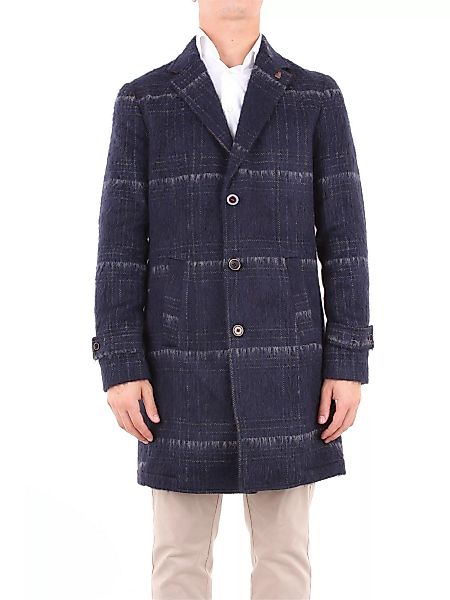 INDIVIDUAL Mantel Herren blau Wolle und andere Fasern günstig online kaufen