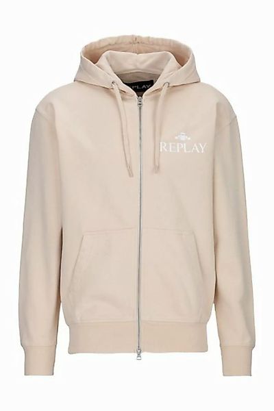 Replay Kapuzensweatshirt PIECE DYED COTTON FLEECE günstig online kaufen