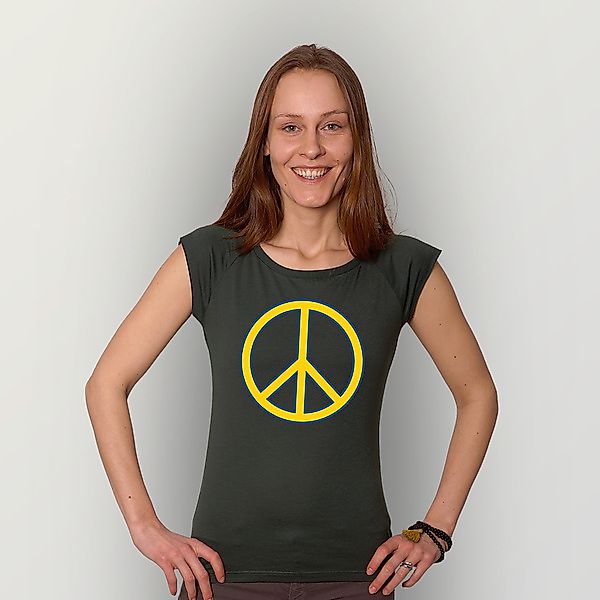 "Peace" Bamboo Frauen T-shirt günstig online kaufen