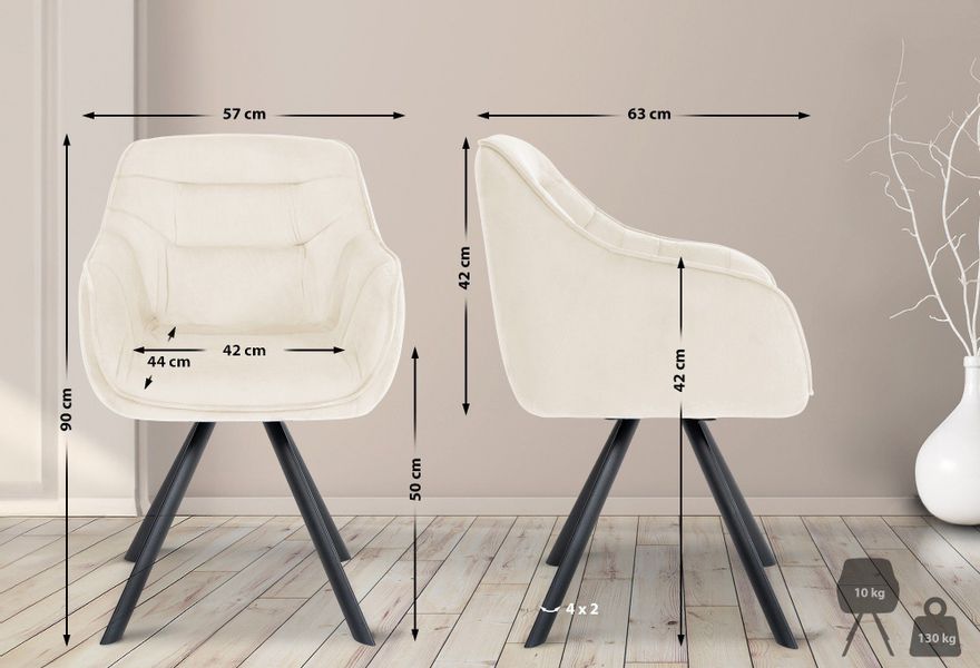 CLP Esszimmerstuhl Russel, Samt oder Antik günstig online kaufen