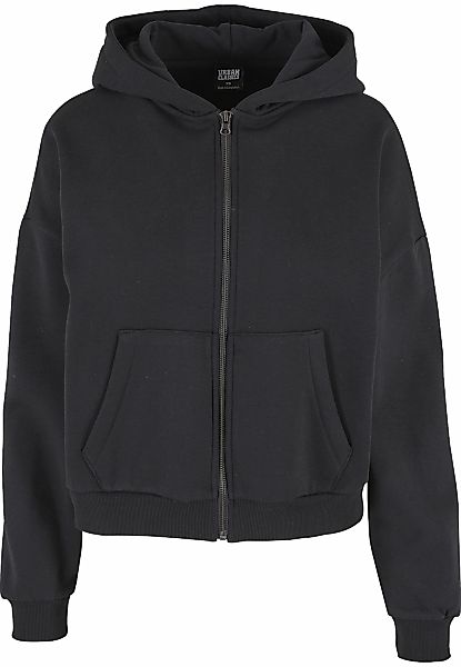 URBAN CLASSICS Sweatjacke "Urban Classics Damen Ladies Boxy Zip Hoody" günstig online kaufen