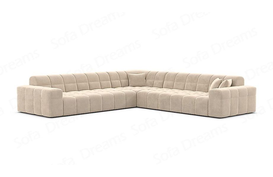 Sofa Dreams Ecksofa Polsterstoff Ecksofa Samt günstig online kaufen