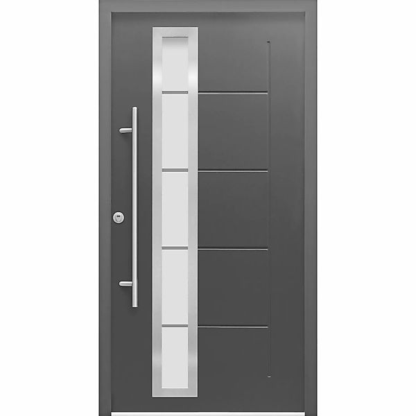 Sicherheits-Haustür ThermoSpace Prime Paris RC2 Komfort Anthrazit 110 x 210 günstig online kaufen