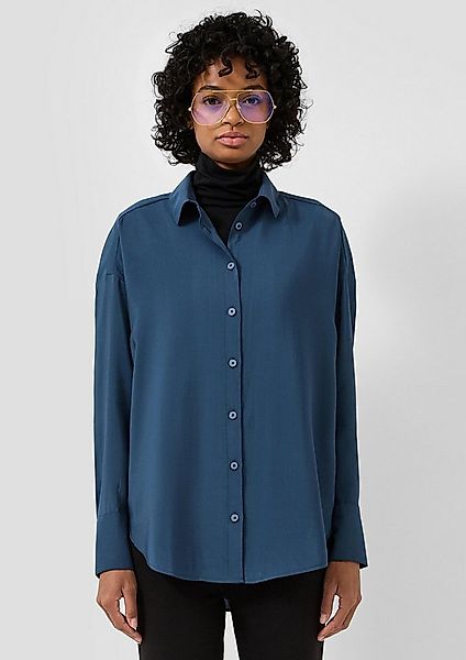 QS Langarmbluse Bluse Fließende Bluse günstig online kaufen