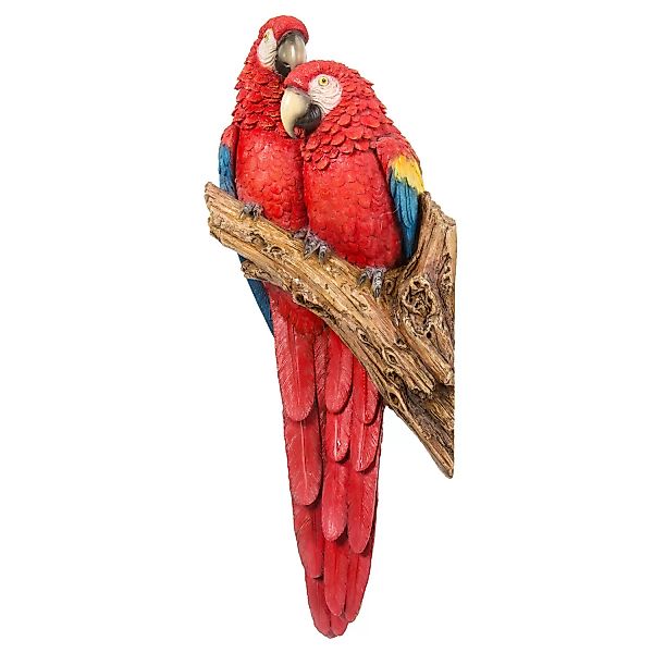Deko-Figur Vogel Papagei 40 cm zur Wandmontage günstig online kaufen