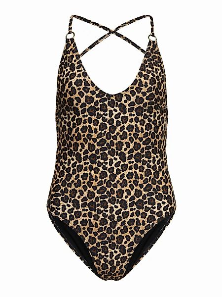 ONLY Back Detail Swimsuit Damen Grau günstig online kaufen
