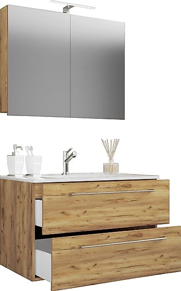 VCM Waschtisch 3-tlg. Waschplatz Waschtisch Badinos günstig online kaufen