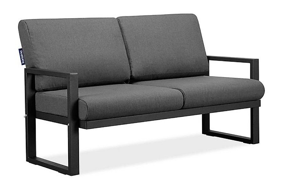 KONSIMO® Loungesofa FRENA Gartensofa 2-Sitzer, hergestellt in der EU, 1x Ga günstig online kaufen