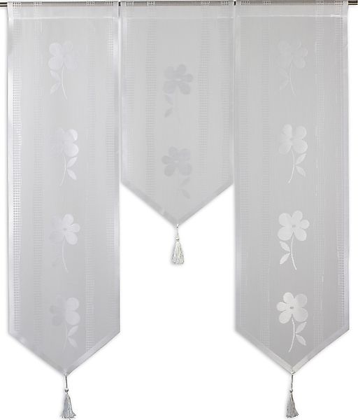 EXPERIENCE Scheibengardine 3er Set Miniflächenvorhänge Scheibengardine günstig online kaufen