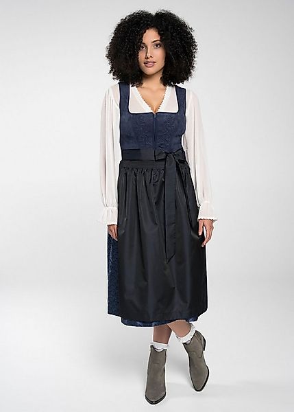 Spieth & Wensky Dirndl Dirndl "Felina" (1-tlg) Elegante Stoffkombination günstig online kaufen