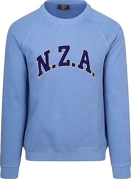 NZA Sweater French Rib Logo Blau - Größe XL günstig online kaufen