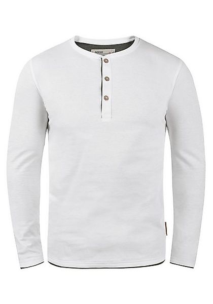 Indicode Rundhalsshirt IDGifford Longsleeve mit Knopfleiste günstig online kaufen