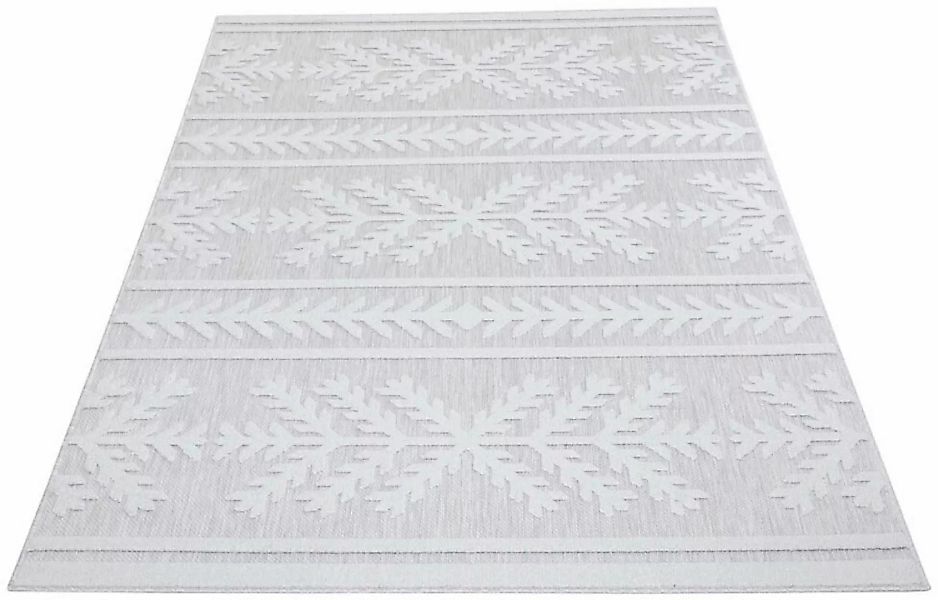 Carpet City Teppich »In-& Outdoorteppich Santorini 411, 3D-Effekt, Boho-Opt günstig online kaufen