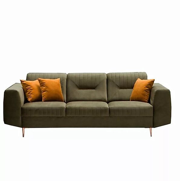 MOEBLO Sofa Treviso, Sofa ohne Schlaffunktion, Modernes Sofa, Kleines Sofa, günstig online kaufen