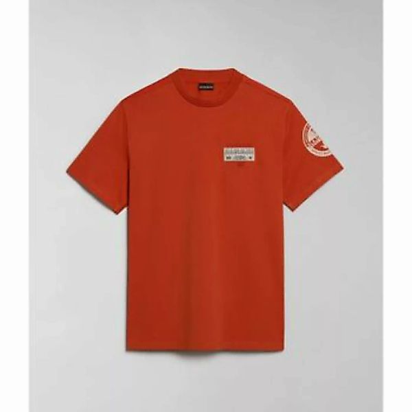 Napapijri  T-Shirts & Poloshirts S-AMUNDSEN NP0A4H6B-A62 ORANGE BURNT günstig online kaufen