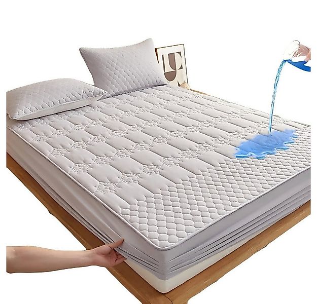 SIKAINI Spannbettlaken, Gummizug: Vollabdeckung, Wasserdicht, Schmutzabweis günstig online kaufen