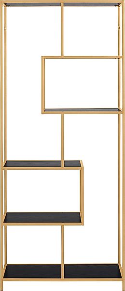 ACTONA GROUP Bücherregal Metallgestell, modernes Design, 5 Einlegeböden, as günstig online kaufen
