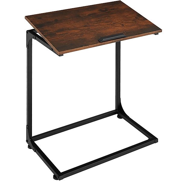 tectake Beistelltisch Couchtisch mit neigbarer Platte günstig online kaufen