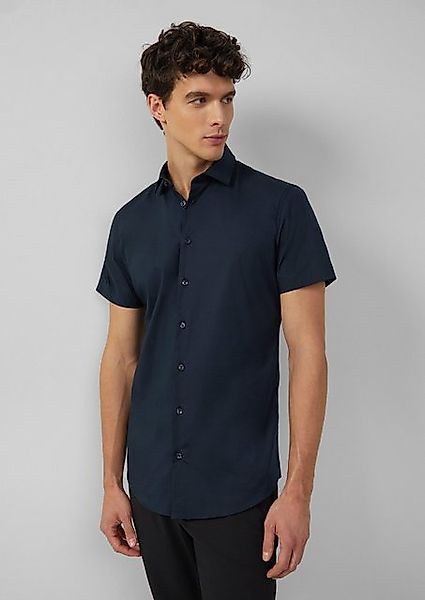 s.Oliver BLACK LABEL Kurzarmhemd Tailored Fit: Feines Kurzarm-Hemd aus hoch günstig online kaufen