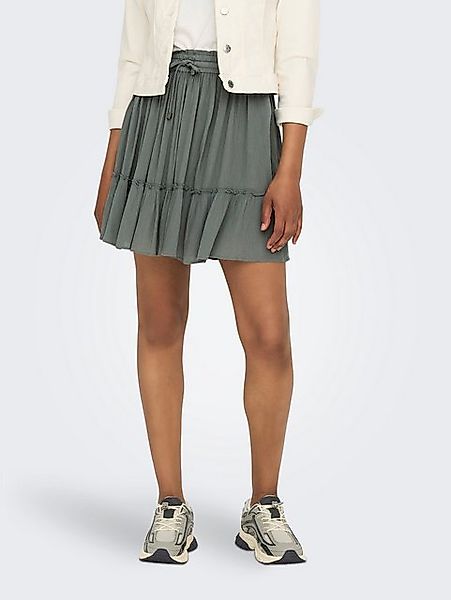 ONLY Minirock ONLIBIZA LIFE SHORT SKIRT WVN NOOS mit Volant günstig online kaufen