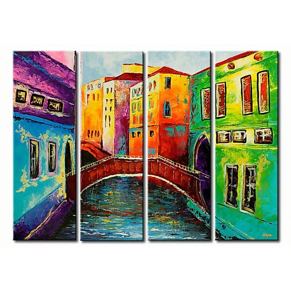 Bild auf Leinwand Die Farben von Venedig XXL günstig online kaufen