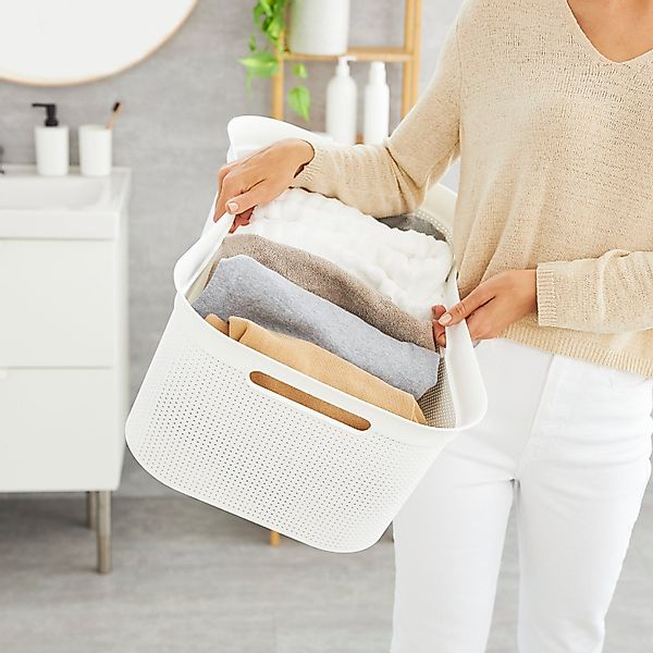 ROTHO Wäschekorb 4er-Set Wäschekorb BRISEN 41 l, günstig online kaufen