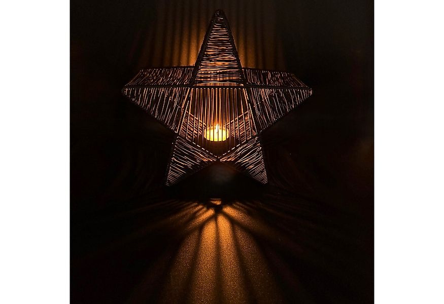 Online-Fuchs Dekostern - Hochwertiger Kerzenständer, Teelichthalter aus Met günstig online kaufen