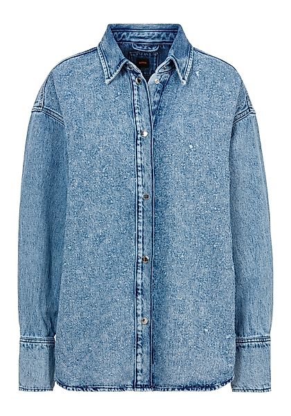 BOSS ORANGE Klassische Bluse DENIM SHIRT günstig online kaufen