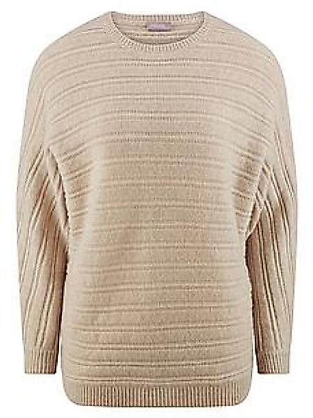 Rundhals-Pullover include beige günstig online kaufen