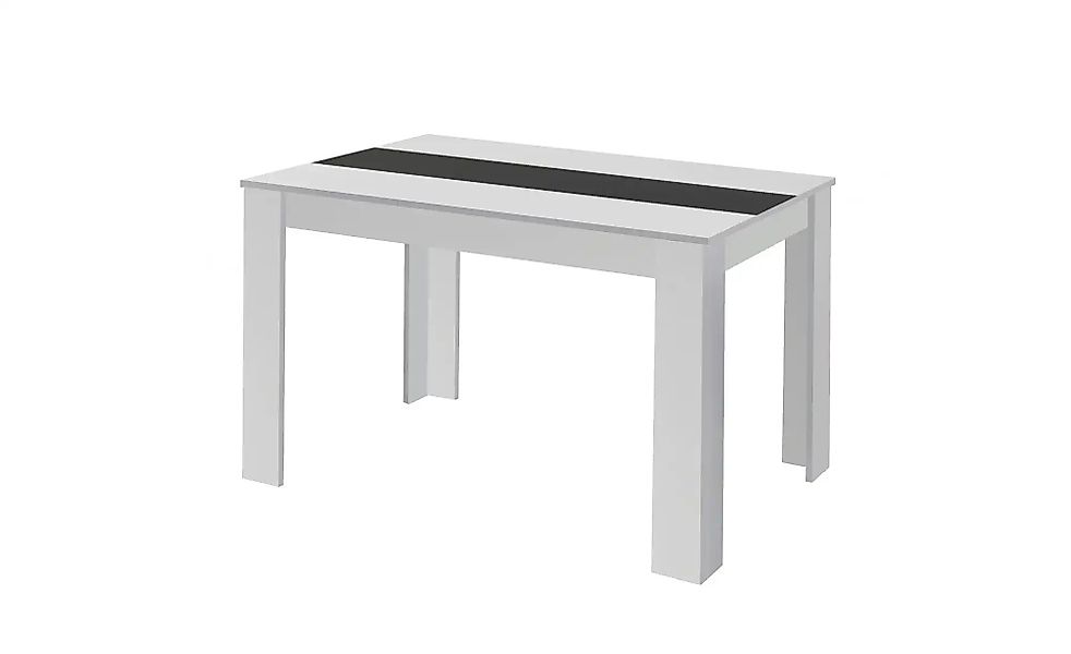 by Living Esstisch mit Kontrasteinlage Nori ¦ weiß ¦ Maße (cm): B: 160 H: 7 günstig online kaufen