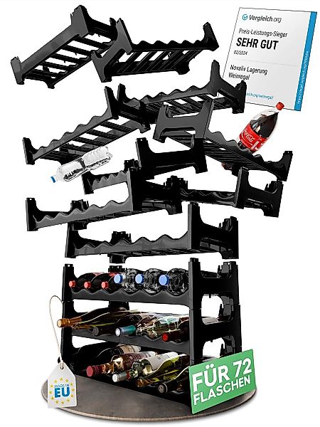 Novaliv Regal -, Spar-Set 12-tlg., Stapelbar,platzsparend, günstig online kaufen
