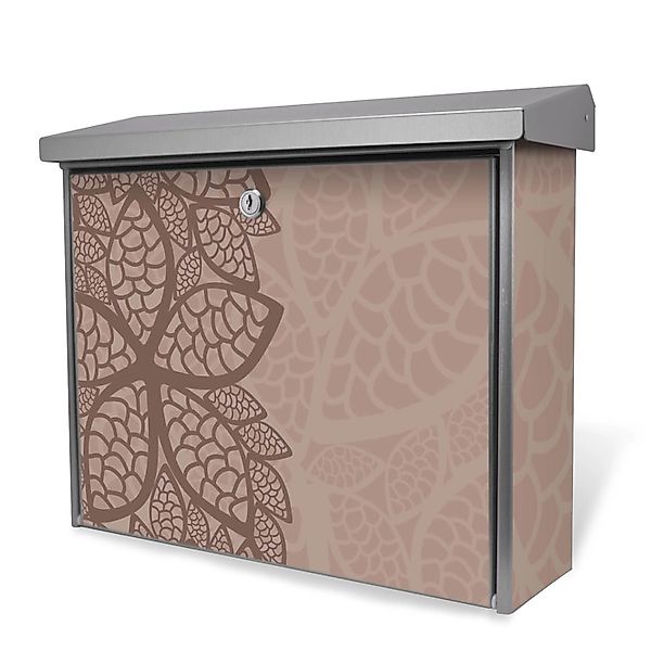 Banjado Briefkasten Edelstahl 38.5x31.5x12cm Ohne Zeitungsfach Inkl. Montag günstig online kaufen