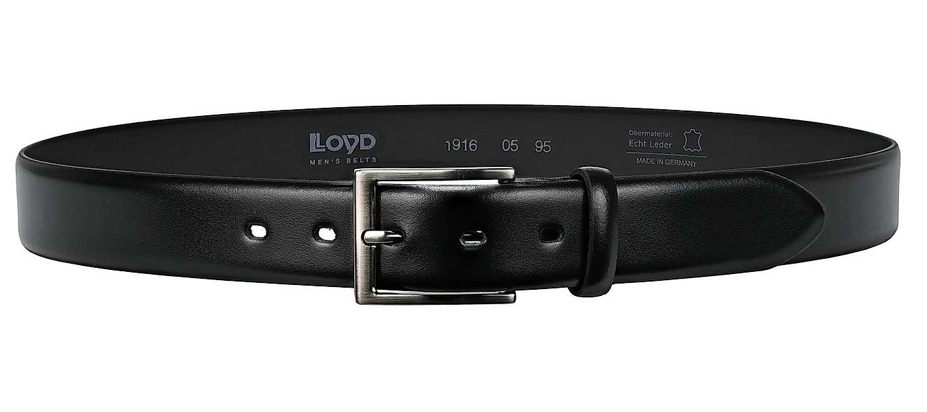 LLOYD Men’s Belts Ledergürtel LLOYD-Herren-Ledergürtel 35 mm Dorn-Schließe günstig online kaufen