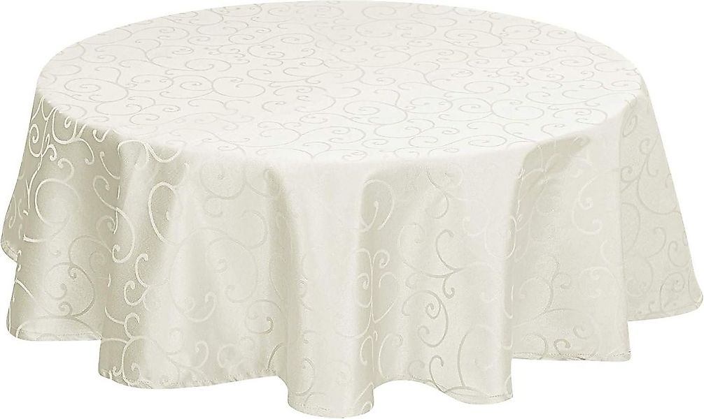 EUGAD Tischdecke (1-tlg), Damast Ornamente, mit Saum, Abwaschbar und Bügelf günstig online kaufen