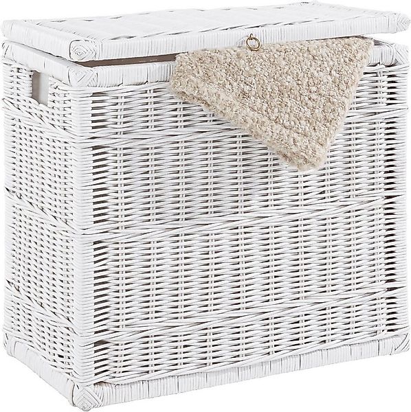 my home Wäschetruhe Duo, mit 2 Kammern günstig online kaufen