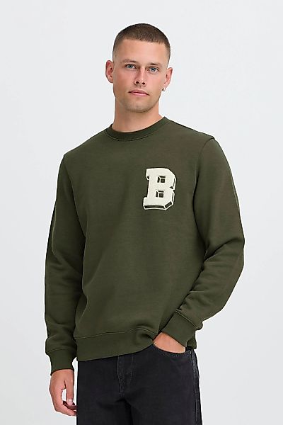 Blend Rundhalspullover "BHBade" Lässiger Sweatpullover mit Stickerei günstig online kaufen