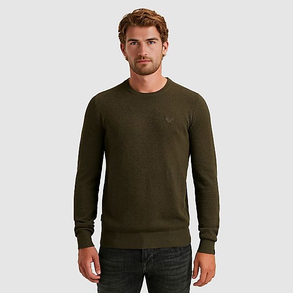 PME Legend Herren Rundhals Pullover R-NECK COTTON MODAL - Regular Fit günstig online kaufen