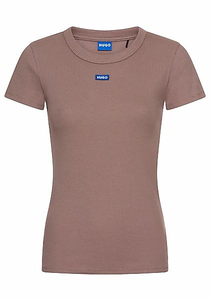 HUGO Blue "Easy Tee" mit HUGO Aufnäher günstig online kaufen
