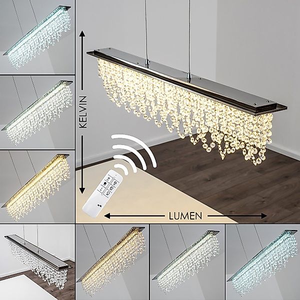 hofstein Pendelleuchte Hänge Lampe Kristall Flur günstig online kaufen