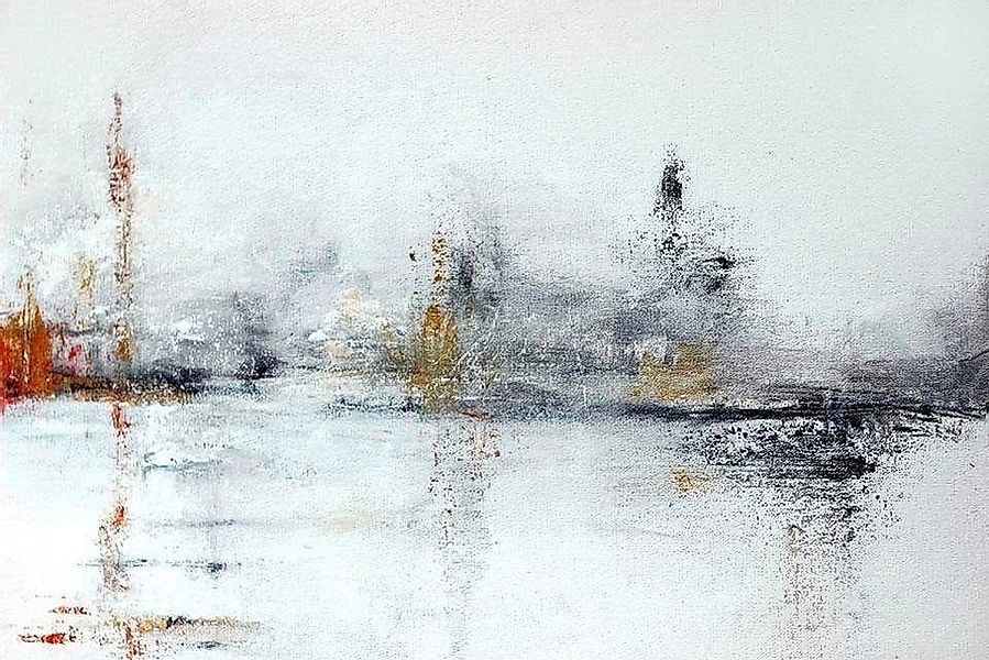 PLACES OF STYLE Leinwandbild "Marmoroptik" Abstrakte  Kunst  Marmor  Modern günstig online kaufen