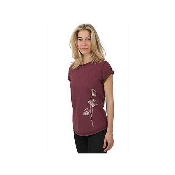 Life-Tree T-Shirt Rundhals T-Shirt für Weiblich in rot (1-tlg., keine Angab günstig online kaufen