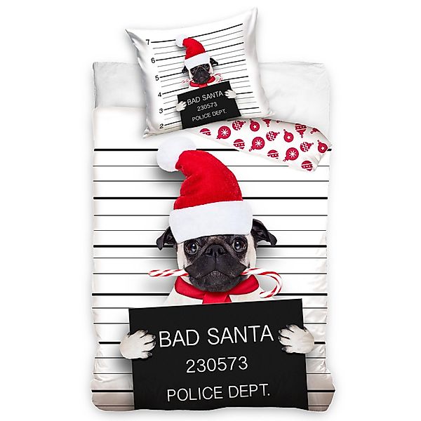 MTOnlinehandel Bettwäsche Bad Santa 135x200 + günstig online kaufen
