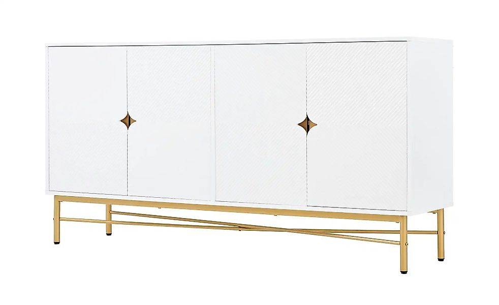 Sideboard   ¦ weiß ¦ Maße (cm): B: 160 H: 82 Kommoden & Sideboards > Sidebo günstig online kaufen