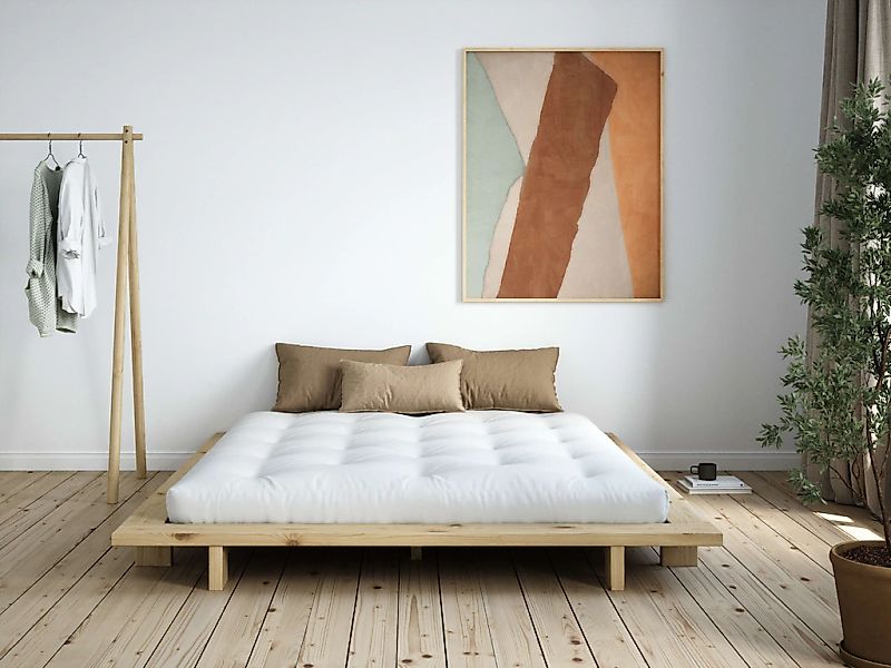 Karup Design Bettgestell "JAPAN BED Bodenbett, Holzrahmen, Futonbett, Jugen günstig online kaufen